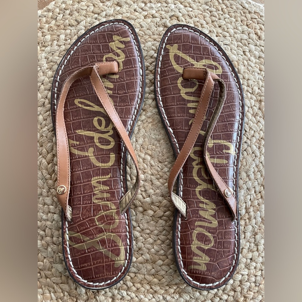 Sam Edelman Thong/Slip On/Slide/Flat/Flip Flop Sandals, size 8.5